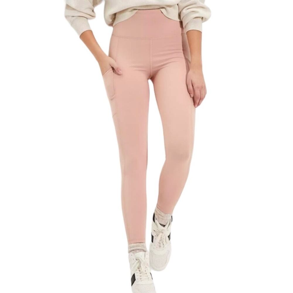 American Eagle The Everything Pocket Highest Rise Legging Blush Pink Size Large